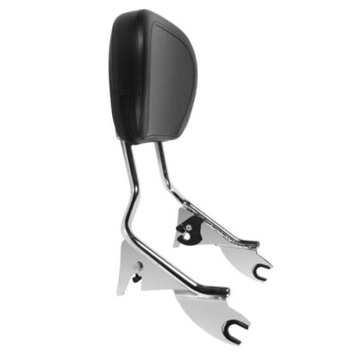Chrome Detachable Tall Boy Sissy Bar Backrest for Harley® Touring ’09-’25