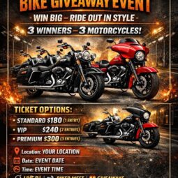 BIKE RAFFLE ALERT — DON’T MISS YOUR SHOT! 🔥
