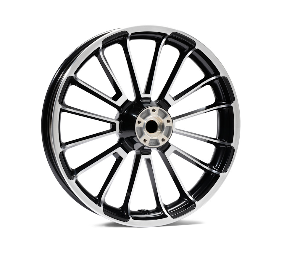 H-D Roulette Contrast Cut 19 in. Front Wheel