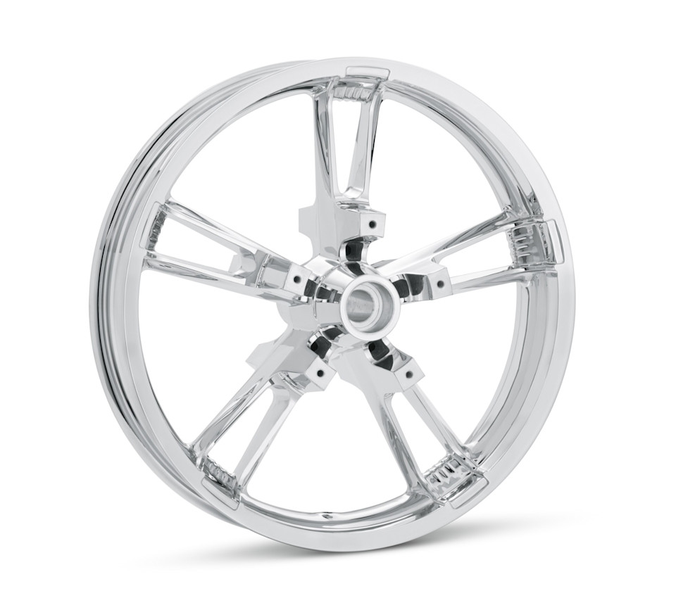 Mirror Chrome Enforcer 19 in. Front Wheel
