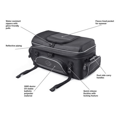 Onyx Premium Luggage Tour-Pak Rack Bag