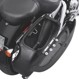 Rigid Locking Leather Saddlebags