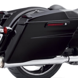 Vivid Black Saddlebag Lid Spoilers