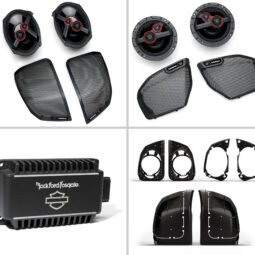 Harley-Davidson Audio Powered By Rockford Fosgate Stage III 4-Speaker Kit – With Saddlebag Lid Cut-In System