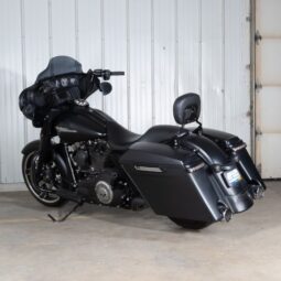Black Detachable Shorty Sissy Bar Backrest for Harley® Touring ’09-’25