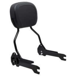 Black Detachable Sissy Bar Backrest for Harley® Fat Boy / Breakout ’18-’25