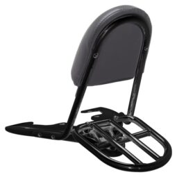 Black Sissy Bar Backrest / Luggage Rack for Harley® V-Rod ’07-’11
