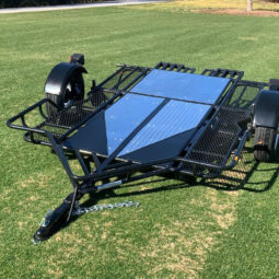 Harley Trike and Spyder Stand, Store or Roll Motorcycle Trailer