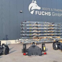NEW VERSION IN STOCK & 750 KG MT1 MT2 MT BLACK EDITION Motorcycle Trailer with lowering function