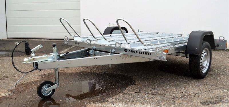 Car trailer, motorcycle trailer Moto 3 Premium 750kg - Image 2