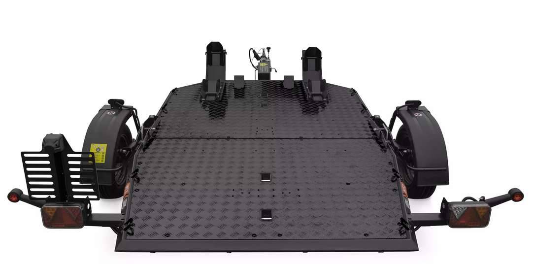 Lorries MT2, BLACK EDITION motorcycle trailer for 2 motorcycles - Image 3