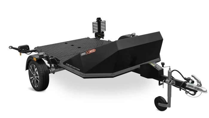 Lorries MT2, BLACK EDITION motorcycle trailer for 2 motorcycles