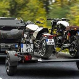 Lorries MT2, motorcycle trailer for 2 motorcycles