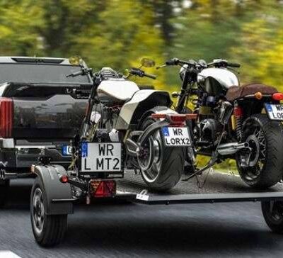 Lorries MT2, motorcycle trailer for 2 motorcycles