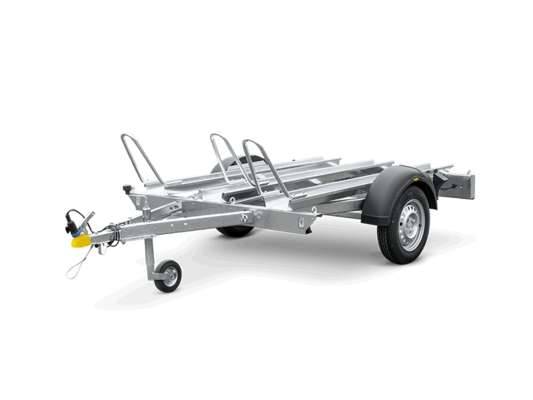 Motorcycle trailer for 3 bikes