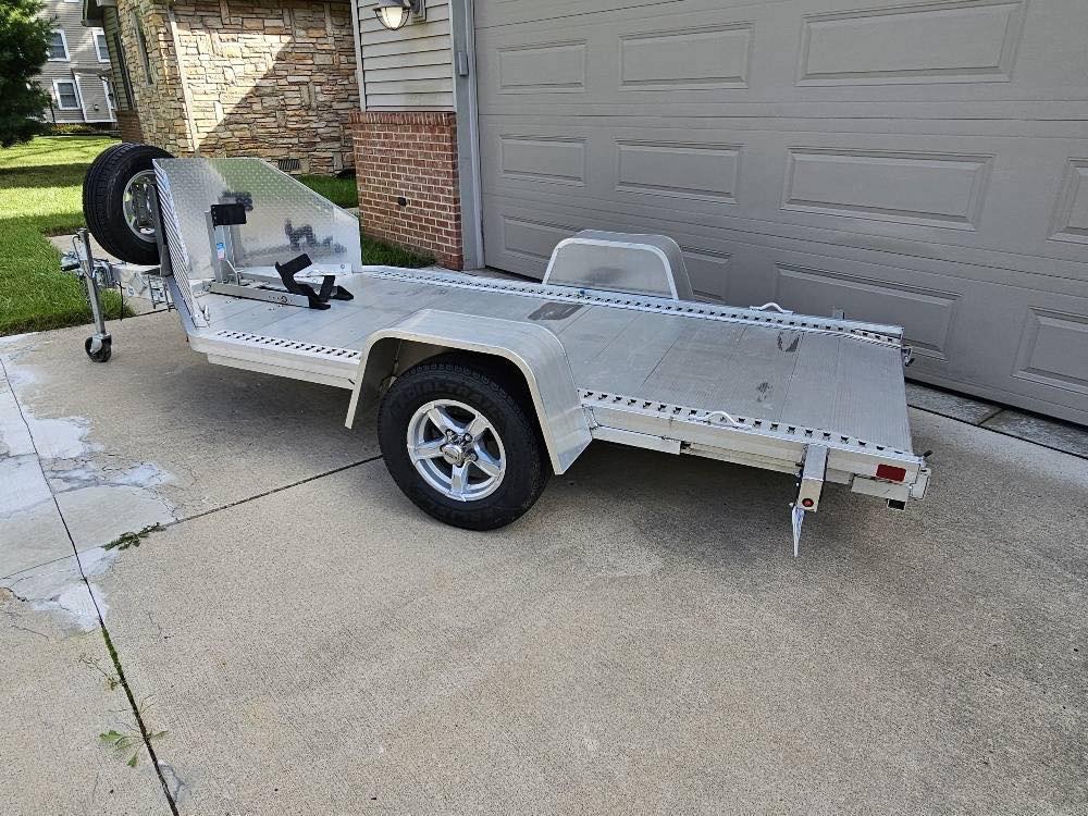 Premium Aluminum Motorcycle Trailer – Fully Upgraded - Image 3