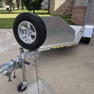 Premium Aluminum Motorcycle Trailer – Fully Upgraded