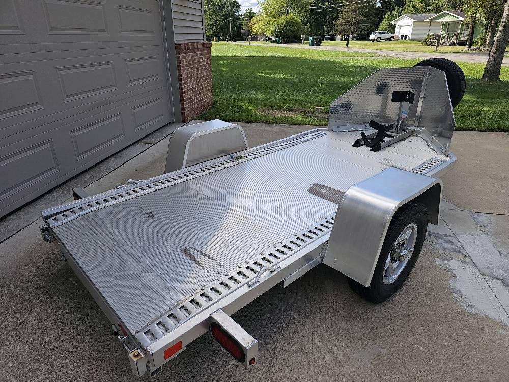 Premium Aluminum Motorcycle Trailer – Fully Upgraded - Image 5