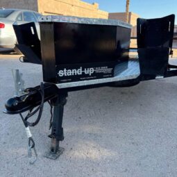 Stand-Up Motorcycle Trailer