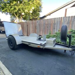 Custom Built 4×8 Motorcycle Trailer