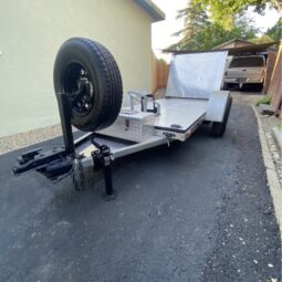 Custom Built 4×8 Motorcycle Trailer