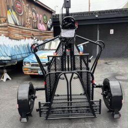 Single Rail Folding Motorcycle Trailer