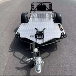 Stand-Up Folding Motorcycle Trailer