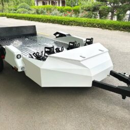 Stand-Up Motorcycle Trailer – Built for Strength, Designed for Convenience