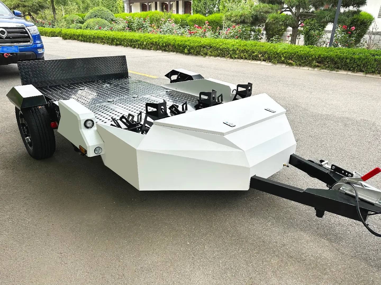 Stand-Up Motorcycle Trailer – Built for Strength, Designed for Convenience - Image 2