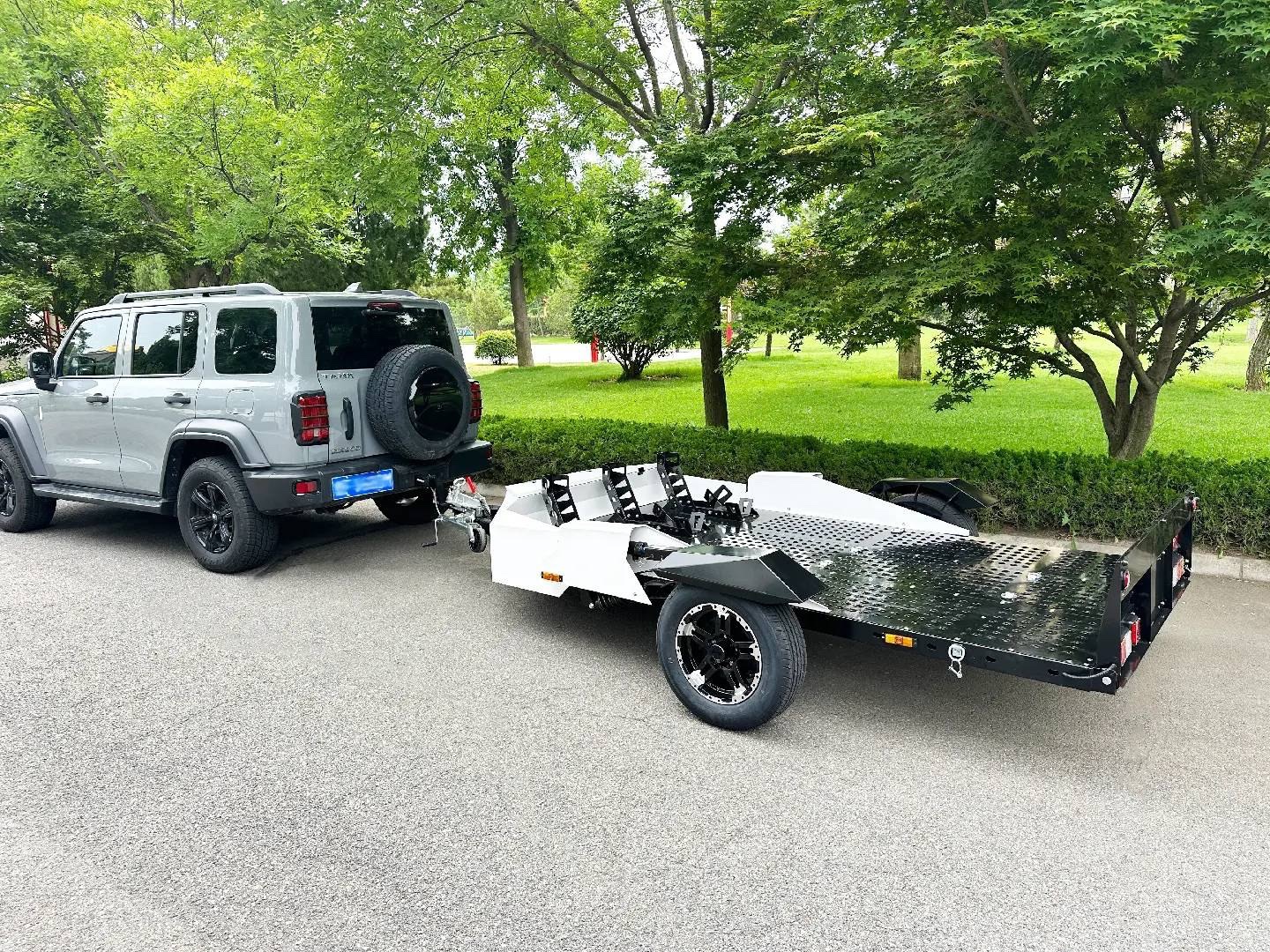 Stand-Up Motorcycle Trailer – Built for Strength, Designed for Convenience - Image 3