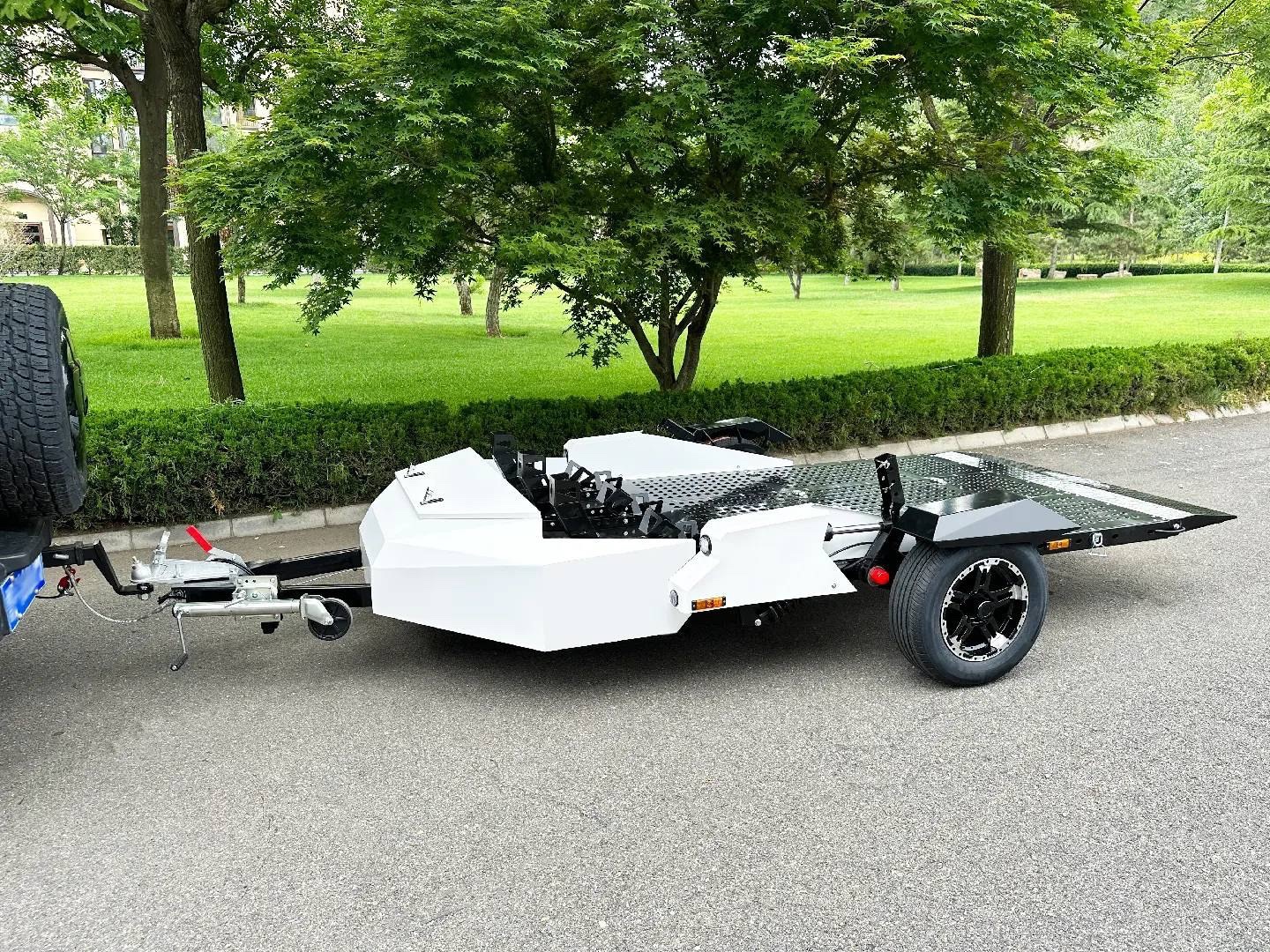 Stand-Up Motorcycle Trailer – Built for Strength, Designed for Convenience